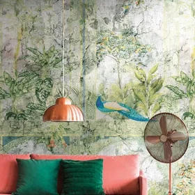 Metropolitan Peacock Manor Mural 393321