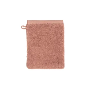 Desforges Serviette de toilette en coton rose 15x21cm