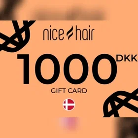 NiceHair.dk Gavekort 1000 DKK