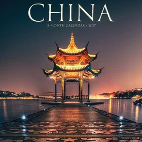 Asia China Wall Calendar 2027