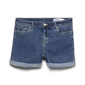 Vero Moda Vmluna Mr Fold Denim Shorts (Dame)