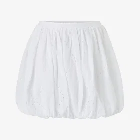 Gina Tricot Ballong Embroidery Bomullskjol