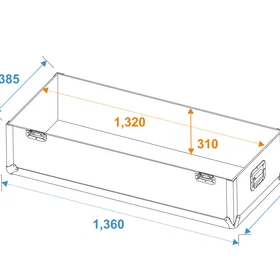 Roadinger Flightcase 2x LCD ZL50