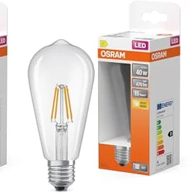 Osram 4099854467899 Star Edison E27 Klart 2700K 470lm 3.4W 2-pack