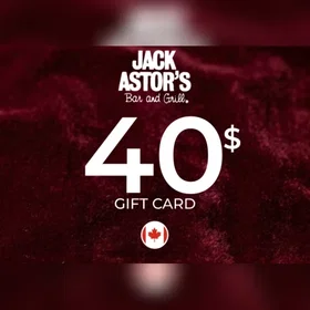 Jack Astor's Bar and Grill Gavekort 40 CAD