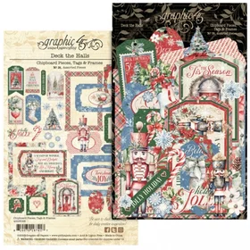 Graphic 45 Die Cuts Deck the Halls by 2 Pc