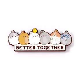 Molang Better Together Pin Badge