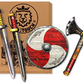 Liontouch Viking Skumsvärd Sköld Yxa Set