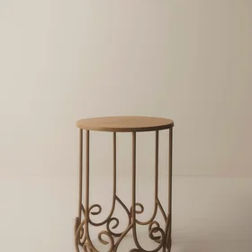 Pastill Sidebord Snail Beige 55 cm