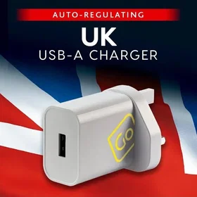 Go Travel 5016326100282 USB-A Adapter för 50+ Länder 2.4W