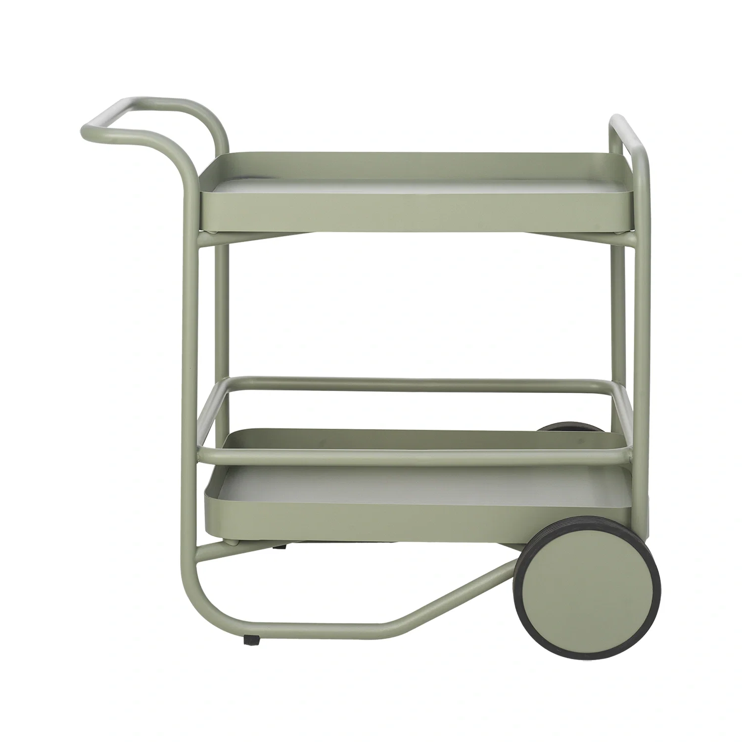 Brafab Trolley Serving Cart 88x59 cm Dusty green Aluminium