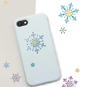 Folia Strass Shiny Snowflake 16 tarra värikäs, One Size