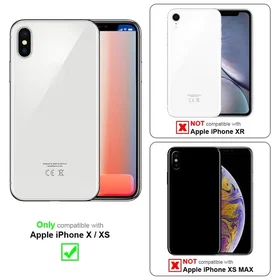 Cadorabo TPU Silicone Case with Ring for iPhone X/XS