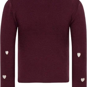 Kmghearts Pullover Denim Winetasting/hearts/egret (Jr)