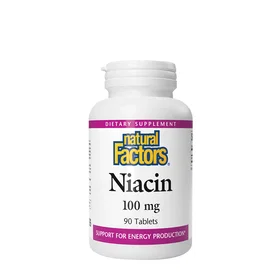 Natural Factors Niacin 100mg 90 Tablets