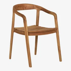 House Nordic Otero Spisestol Teak 2-Pack