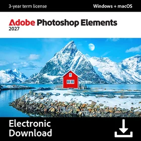 Adobe Photoshop Elements 2027 Valokuvanmuokkausohjelmisto 3 Vuotta