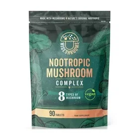 Wiseshrooms Nootropisk Svampkomplex 90 Tabletter