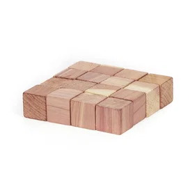 Compactor Hantverksved Cederträ 2 x 2 x H 2 cm 16-pack