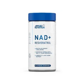 Applied Nutrition Nad+ Resveratrol 500mg 60 Caps