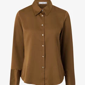 Mango Satin Skjorte (Dame)