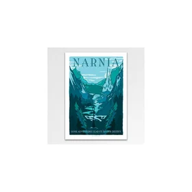 Narnia Vintage Travel Poster A3 Art Print