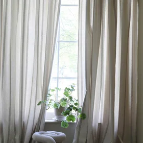 Mimou Ticking Stripe Curtain