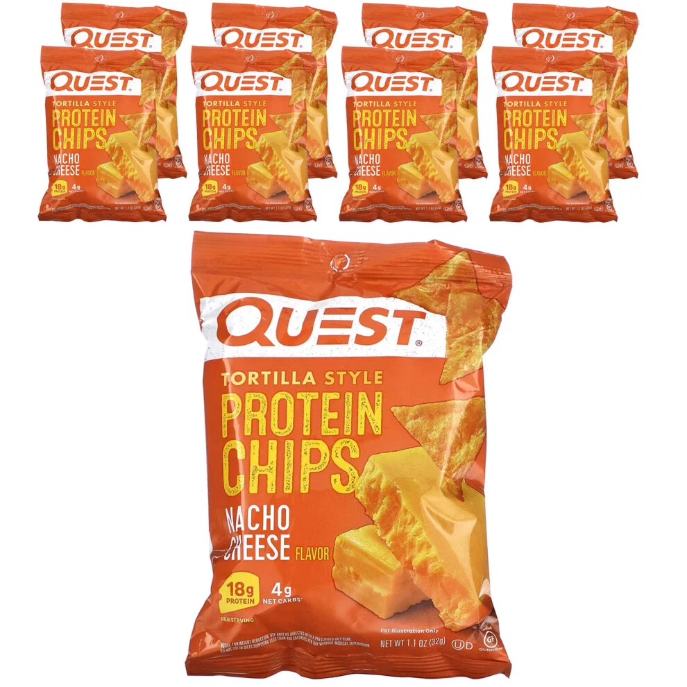 Quest Nutrition Protein Tortilla Chips Nacho Cheese