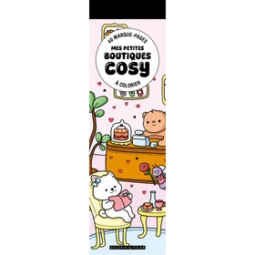 Dessain et Tolra Marque-pages Boutiques Cosy à Colorier (pack of 40)