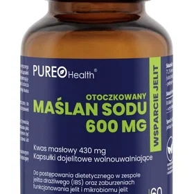 PUREO Health Sodium Butyrate 60 Växtkapslar