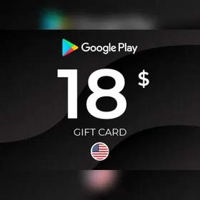 Google Play Presentkort 18 USD