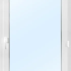 Drutex Fönsterdörr 2-glas Inåtgående med tilt PVC 6x21