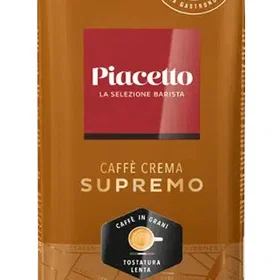 Piacetto Caffe Crema Supremo 1000g (Hele Bønner)