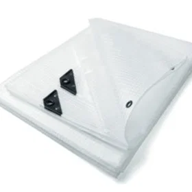 STACO Presenning 180g/m² 4x4 m vit HDPE 17742