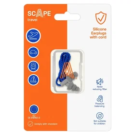 Scape EG003 Swimming Earplugs Grey