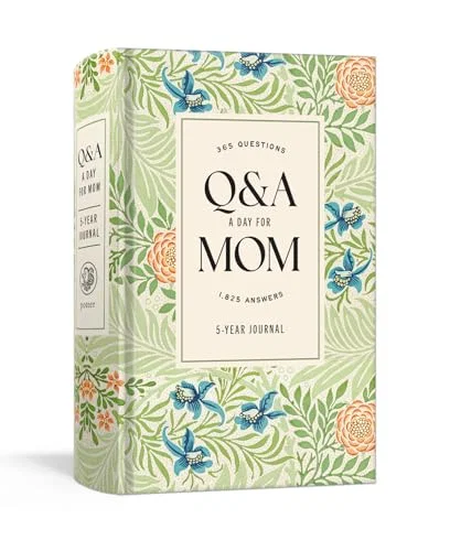 Potter Gift QA a Day for Mom Larkspur 5-Year Journal