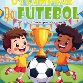 Os Campeões Do Futebol Färglivelsebok För Barn