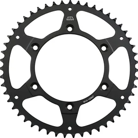 JT Sprockets 520 Sc r251.51sc Steel Rear Sprocket Svart 51t