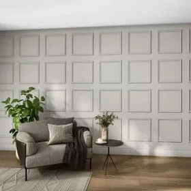 Cheshire Wall Panel Kit Primed White 420x420mm
