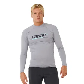 Rip Curl Rash Vest Hawaii Gritty UPF Long Sleeve (Men's)
