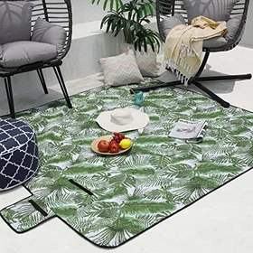 Red Deco Kongo Tapis de Pique-nique Fleece 200x200cm CONGO 2020