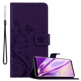 Cadorabo Case with Magnetic Closure Kickstand and Card Slots for Samsung Galaxy 
