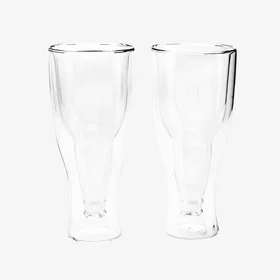Balvi Gravity Ølglass 40cl 2-pack