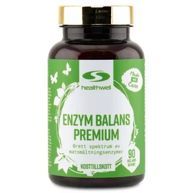 Healthwell Enzym Balans Premium 90 Kapslar