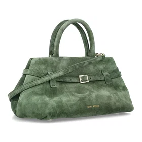 Manu Atelier Demi Emerald Crossbody Bag