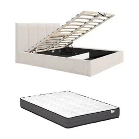 KILACLO Cadre de lit avec rangement 160x200cm 3703942