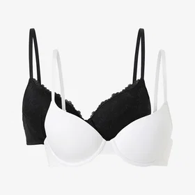 Ellos Collection Isabel Vadderad T-shirt Bra 2-pack