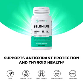 Vitamin360 Selenium 200mcg 30 Kapslar