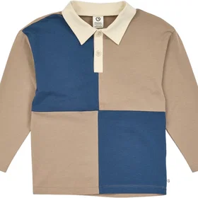 By Green Cotton Müsli Cozy Me Color Block L/S Polo Shirt (Lapset)