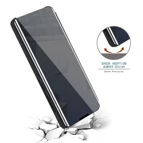 Cadorabo Case with Clear View Mirror and Kickstand for Samsung Galaxy Note 20